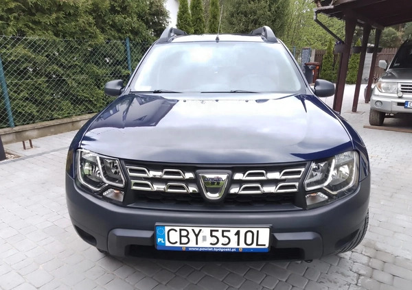 Dacia Duster cena 34900 przebieg: 129000, rok produkcji 2015 z Korsze małe 191